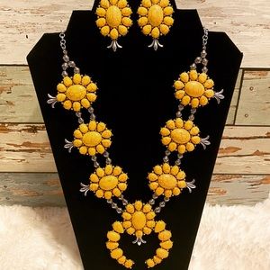 Brand new yellow squash blossom!